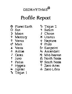 Profile Report Sample